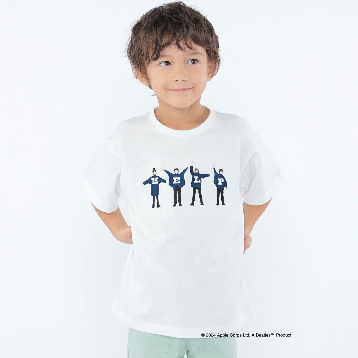 SHIPS KIDS:100～130cm / 〈家族おそろい〉【THE BEATLES】TEE／シップス（SHIPS）