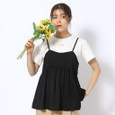 【2点セット】ギャザーキャミソール+Tシャツ/シューラルー(SHOOLARUE)