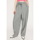 WAIST TIE STRAIGHT WIDE パンツ/スライ(SLY)