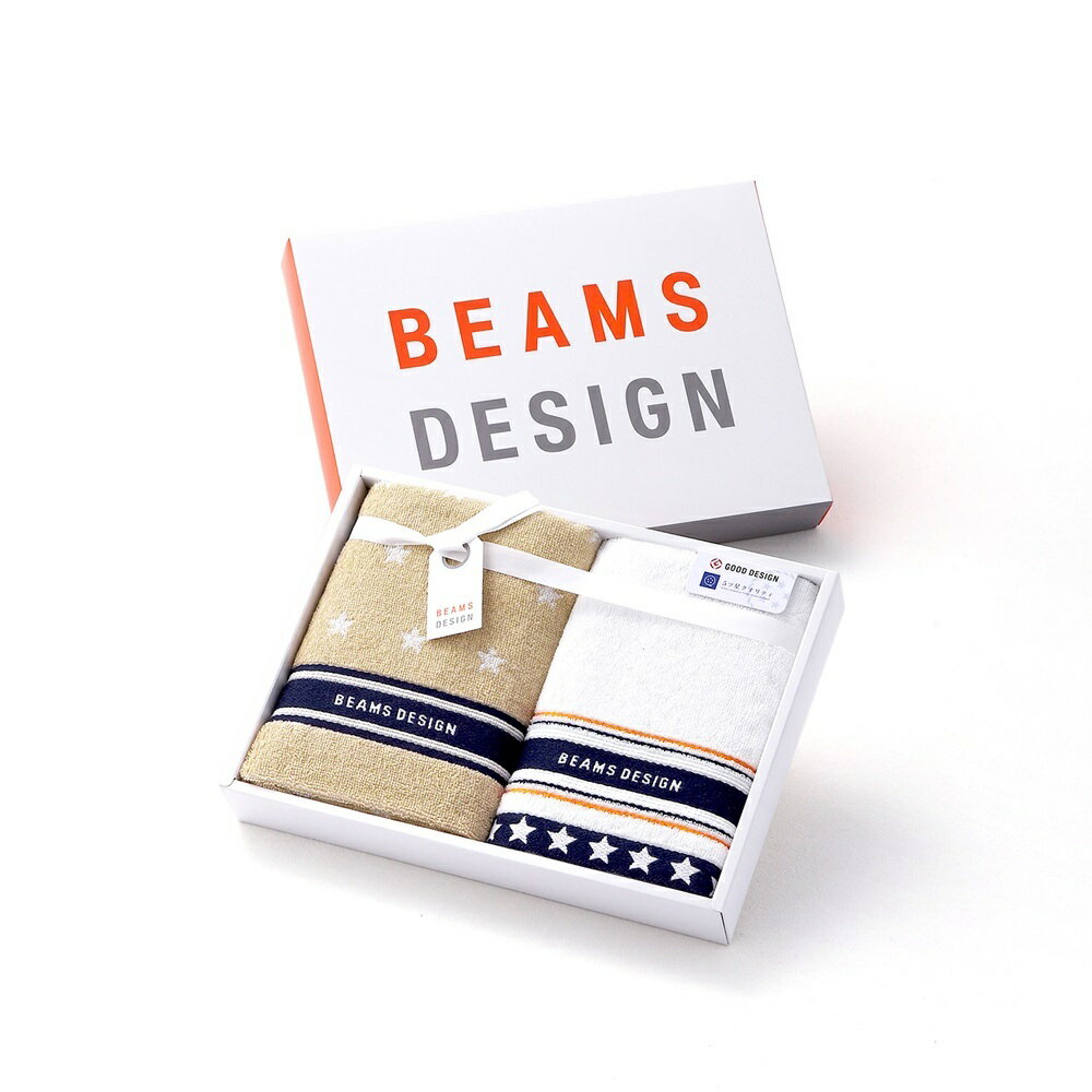 BEAMS DESIGN NEW THE STARGIFT フェイスタオル2枚入り／ビームス デザイン（BEAMS DESIGN）