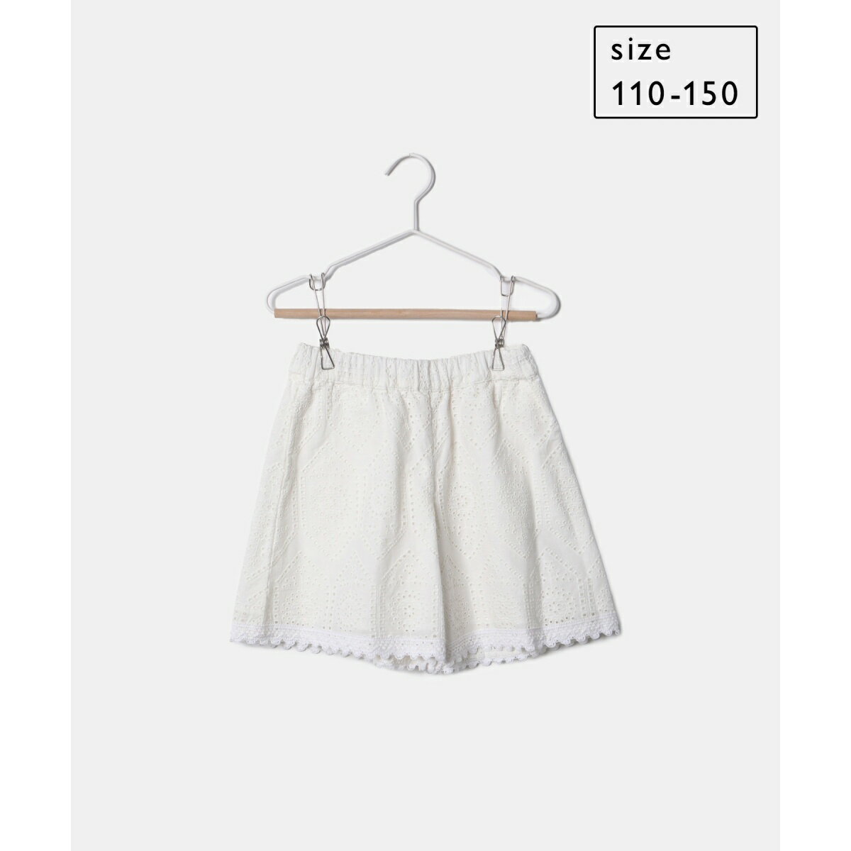 【KIDS】INDIAレースショートパンツ／ロペピクニックキッズ（ROPE' PICNIC KIDS）