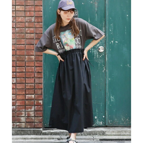 ドッキングプリントTシャツワンピース/チチカカ(titicaca)