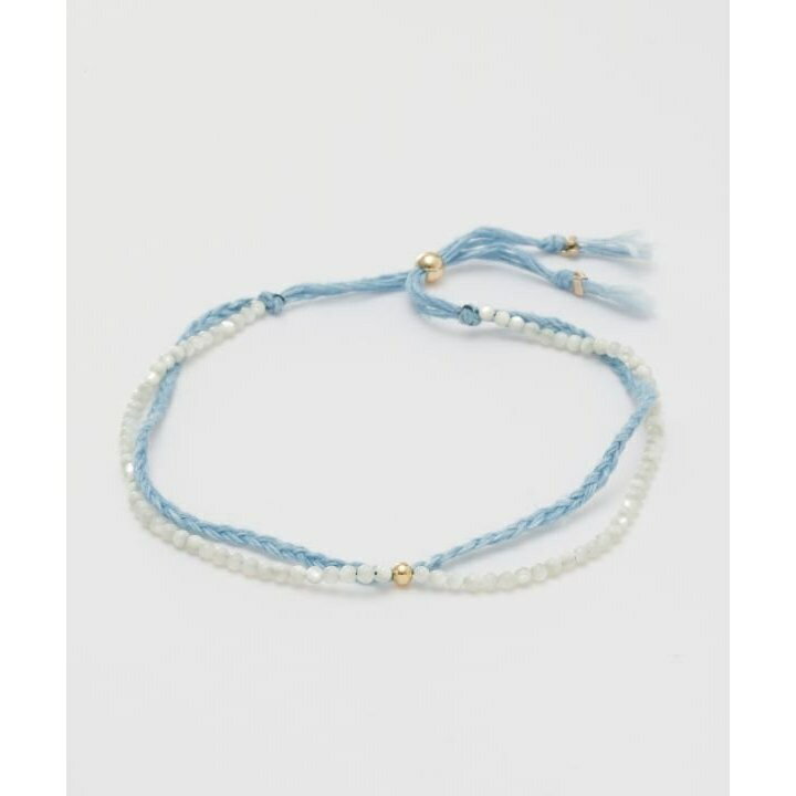 【岩座】本藍紐アンクレット 浅葱／岩座（IWAKURA）