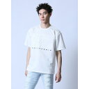 セマンティックデザイン 星条旗エンボス クルーネック半袖Tシャツ／セマンティックデザイン（semantic design）