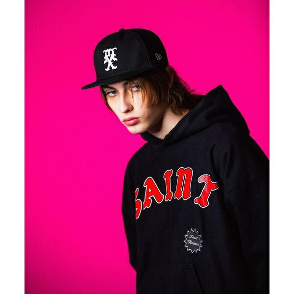 SAINT MICHAEL×New Era／セント マイケル／NE_CAP／MX／BLACK／ロイヤルフラッシュ（ROYAL FLASH）