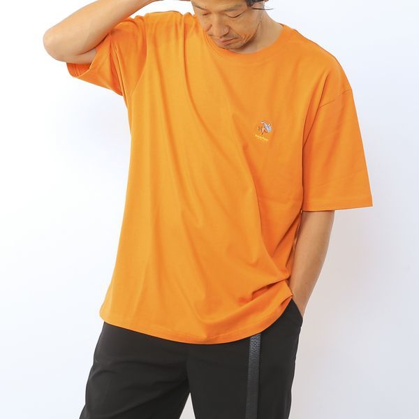 TeddyBear 刺繍Tシャツ／メンズメルローズ（MEN'S MELROSE）