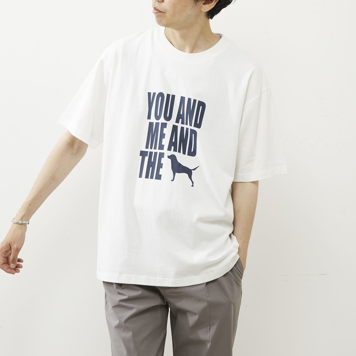 ラブラドールレトリバーTシャツ／メンズメルローズ（MEN'S MELROSE）