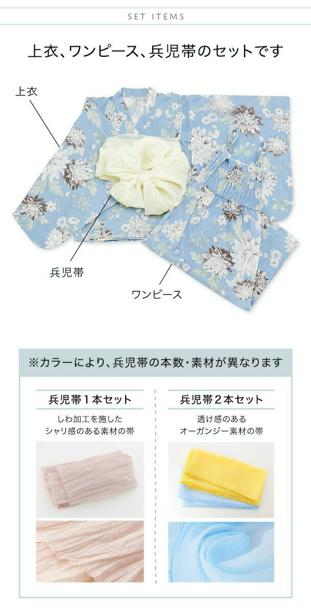ワンピースになる2way浴衣/キャサリンコテー...の紹介画像3