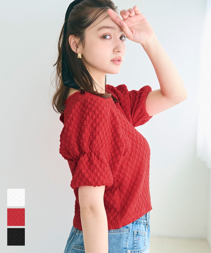 ポップコーン ブラウス 全3色／コカ（coca）のサムネイル