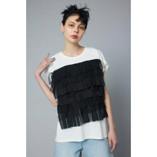 Many gather attachment tops/ヘリンドットサイ(HeRIN.CYE) Many gather attachment tops/ヘリンドットサイ(HeRIN.CYE)