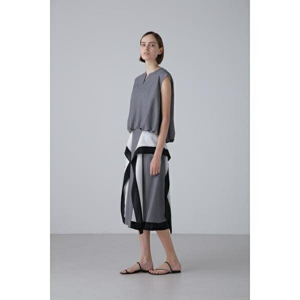 ◆クリアストライプスカート／アドーア（ADORE）(4)