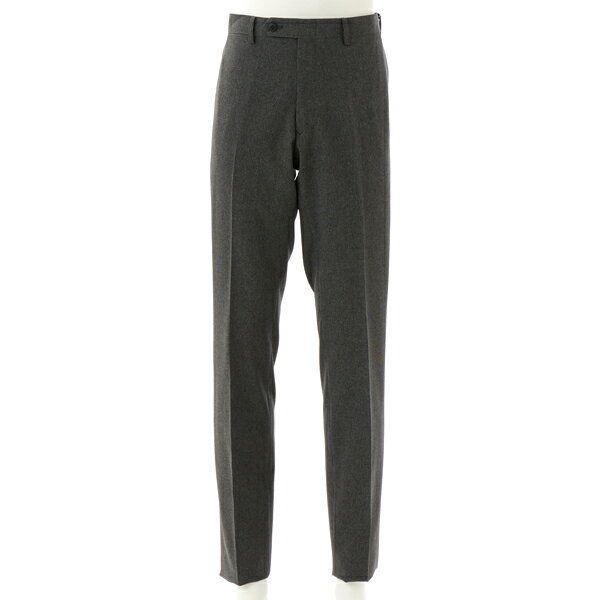 【洗えるテーパードパンツ】ノータック グレー 千鳥格子 ストレッチ 撥水加工／スーツセレクト（SUIT SELECT）