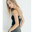 さらっと滑らかなシルキーリネンクロップド丈のパッド付きキャミ 「シルキーリネン キャミソール」/フランデランジェリー(fran de lingerie)(4)
