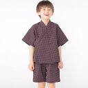 SHIPS KIDS:100〜130cm /〈吸水速乾〉幾何柄 甚平/シップス(SHIPS)