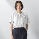 【WEB限定】新色追加 接触冷感ブラウスライクリラックスカットソー≪洗濯機で洗える≫/ロートレアモン(LAUTREAMONT)