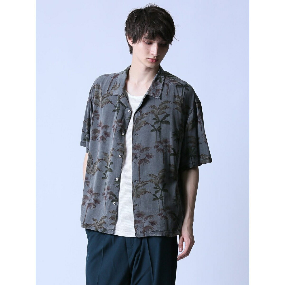 jo[TX^CEFA Over dye shirt^Z}eBbNfUCisemantic designj