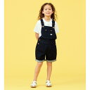 【110-150cm】キッズ ストレッチ オーバーオールショーツ/リー(Lee)
