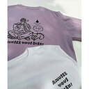 【ucaU×a.v.vコラボ】イラストワイドシルエットTシャツ/アー・ヴェ・ヴェ(a.v.v)