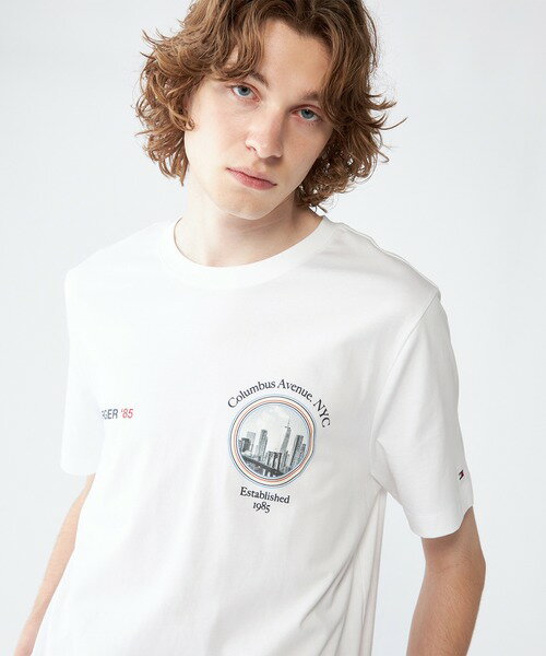 スカイスケープ半袖クルーネックTシャツ/トミー ヒルフィガー(Tommy Hilfiger)