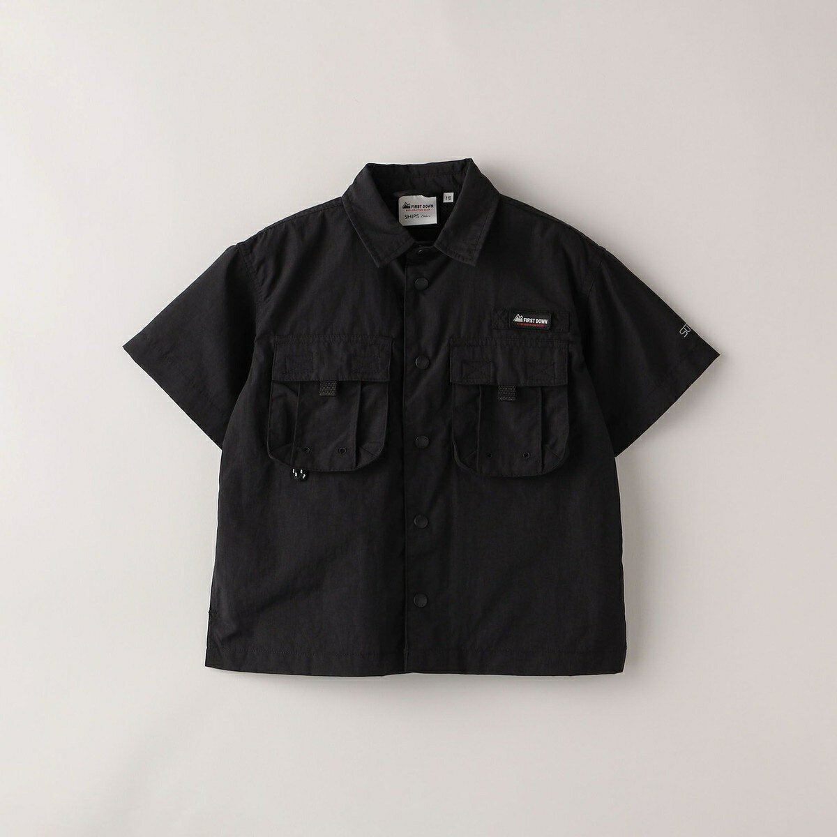 FIRST DOWN:〈撥水・洗濯機可能〉アウトドア ボックス シャツ(100~150cm)／シップス カラーズ（SHIPS C..