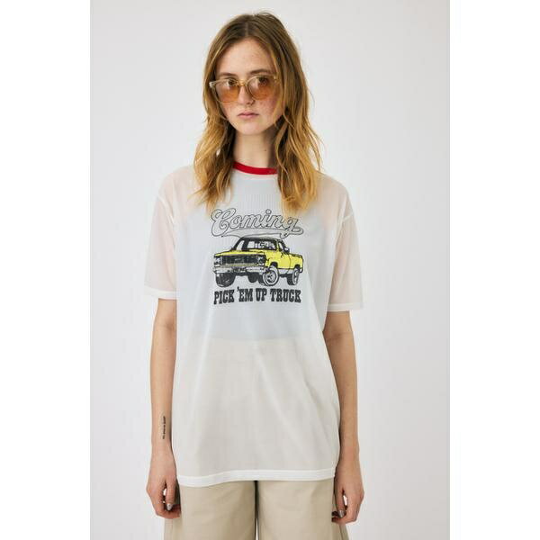 AUTO SUPPLY SHEER Tシャツ／マウジー（MOUSSY）