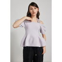 メニーWAYペプラムKnit TOP/リエンダ(rienda)
