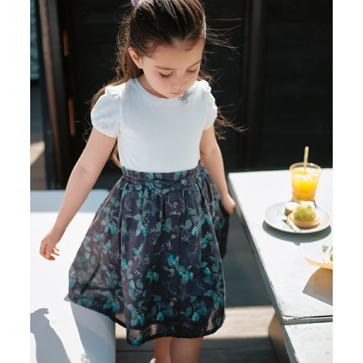 ドッキング レトロ花柄 ワンピース／エニィファム（any FAM）のサムネイル