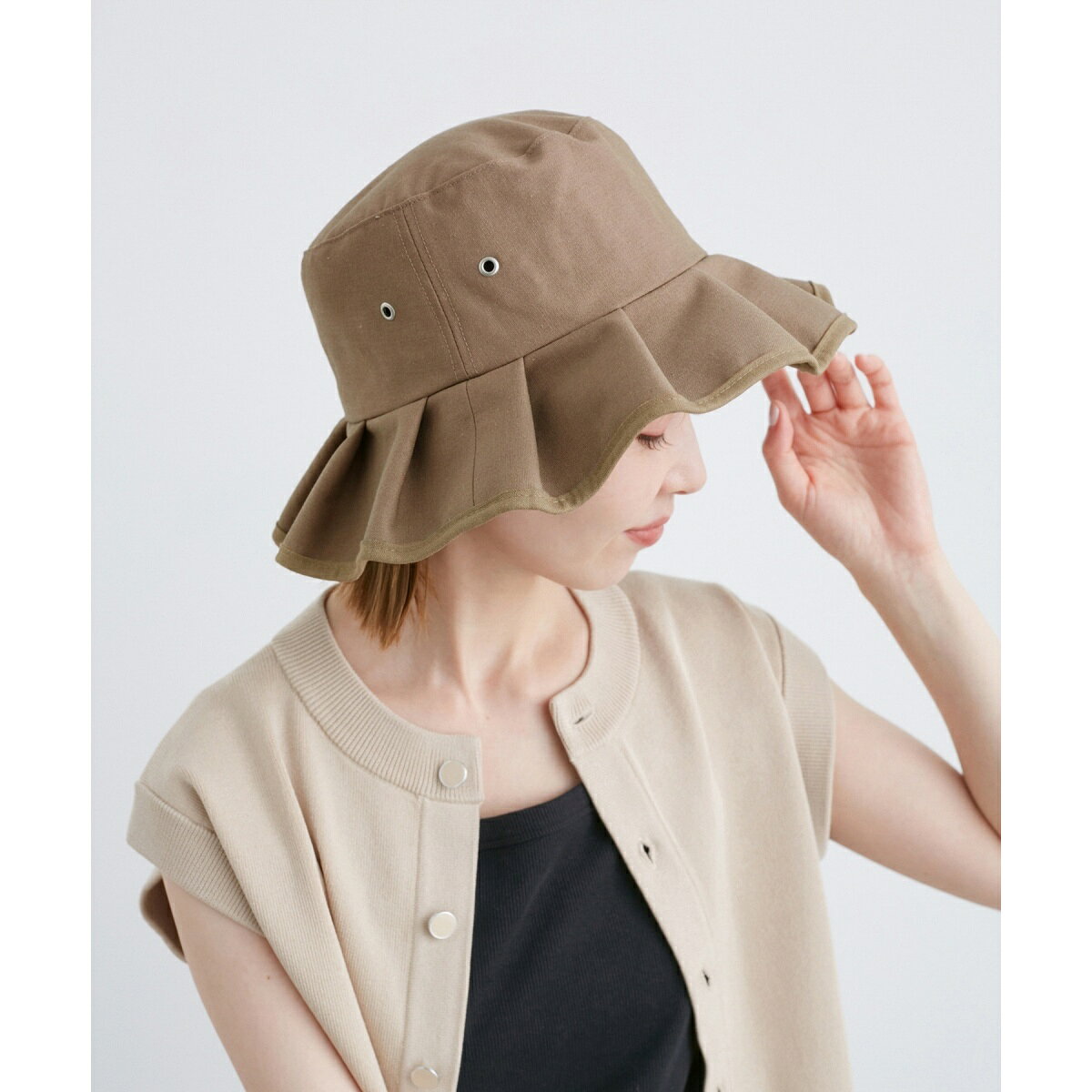 遮光麻混プリーツハット／ロペピクニックパサージュ（ROPE' PICNIC PASSAGE） 0101marui-12627562 丸井(マルイ)楽天市場店 サンプル画像3