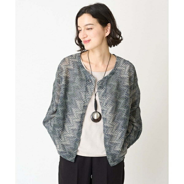 [日本製]リネンニットカーディガン／ジャンニ・ロ・ジュディチェ（GIANNI LO GIUDICE）