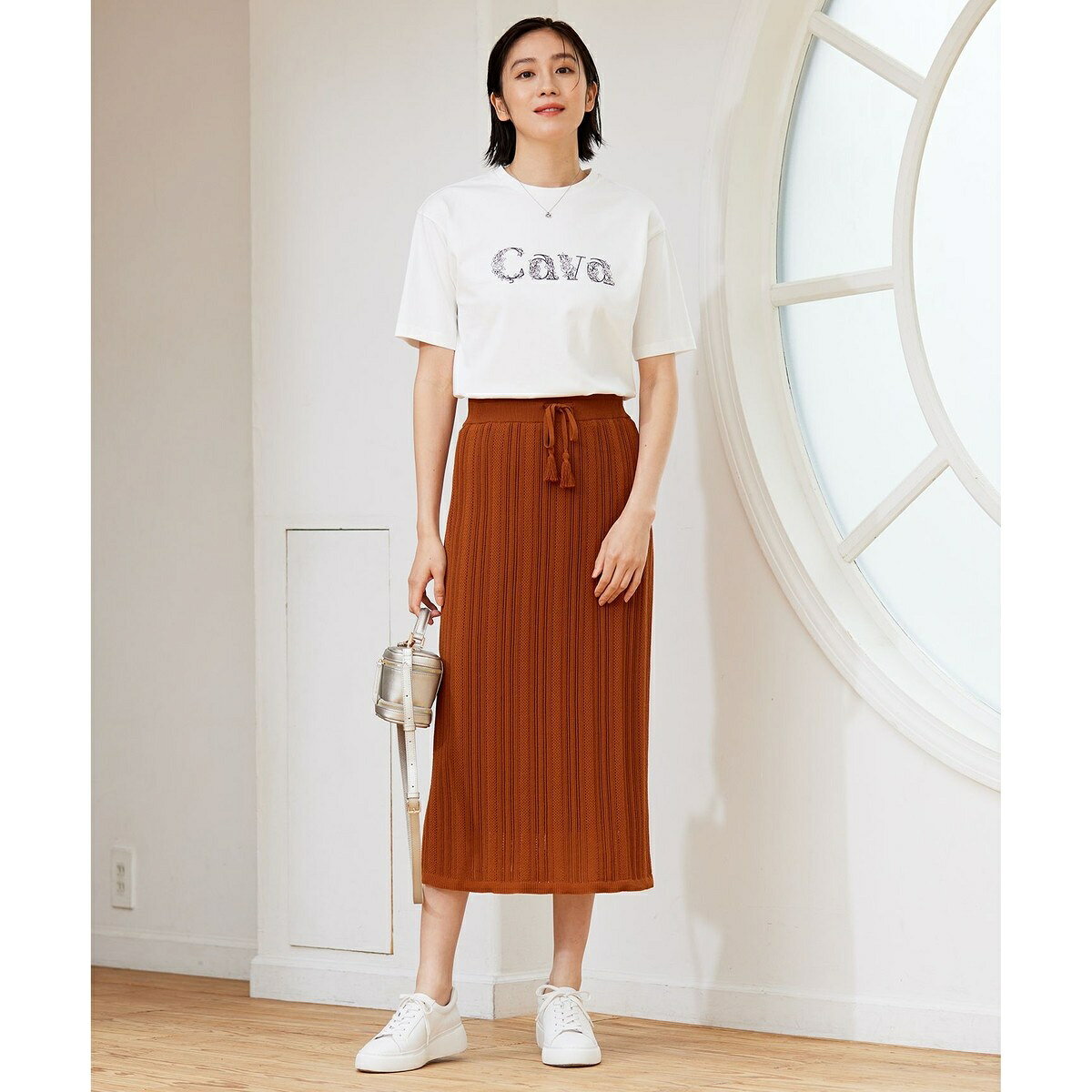 【カタログ掲載・WEB限定カラーあり・洗える】cava Tシャツ／自由区（JIYU-KU） 0101marui-12635330 丸井(マルイ)楽天市場店 サンプル画像2