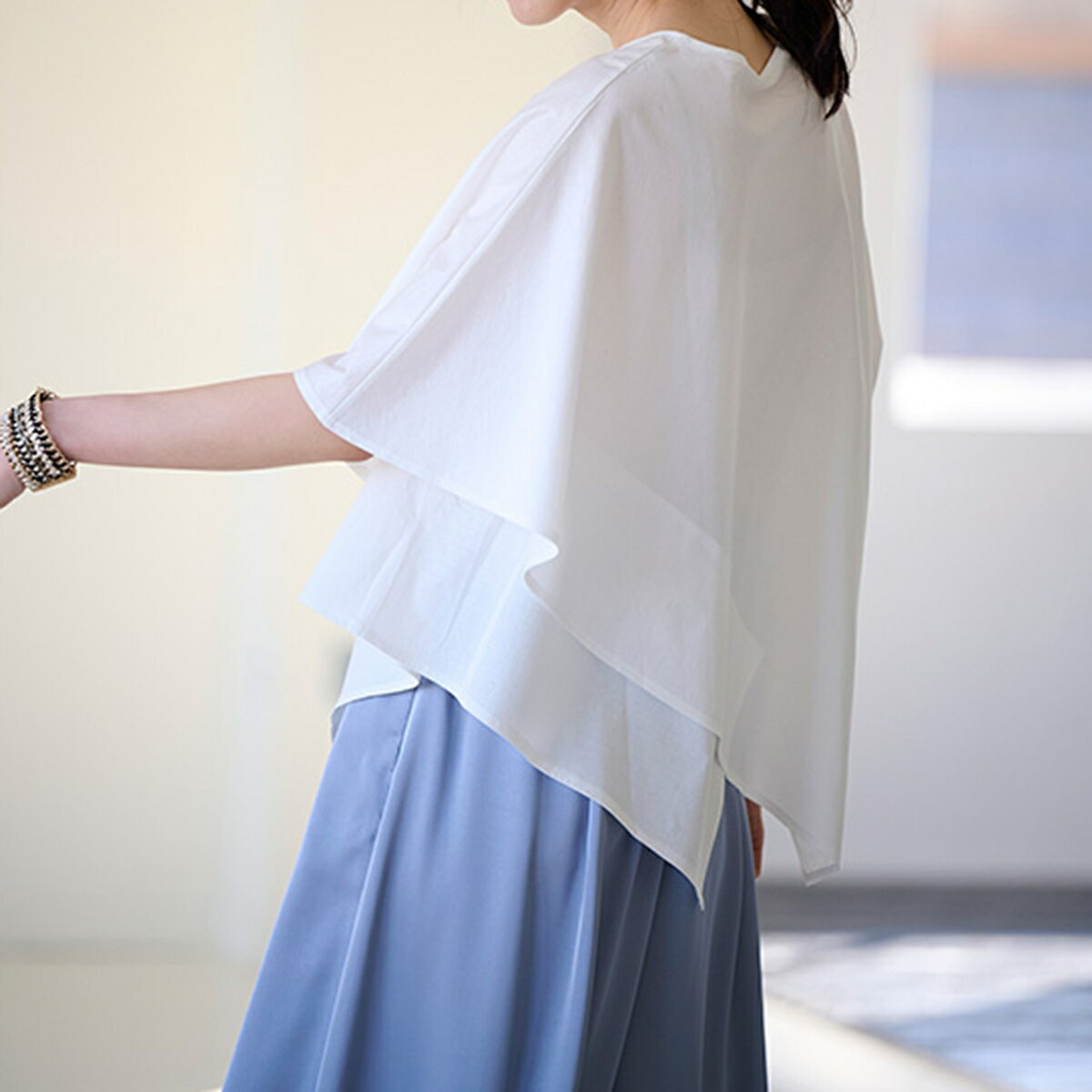 ひんやり！スクエアヘムカットソー　　　　 ／ラナン（Ranan）