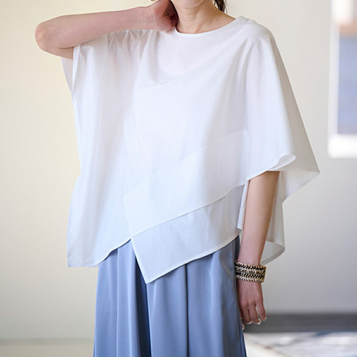 ひんやり！スクエアヘムカットソー　　　　 ／ラナン（Ranan）