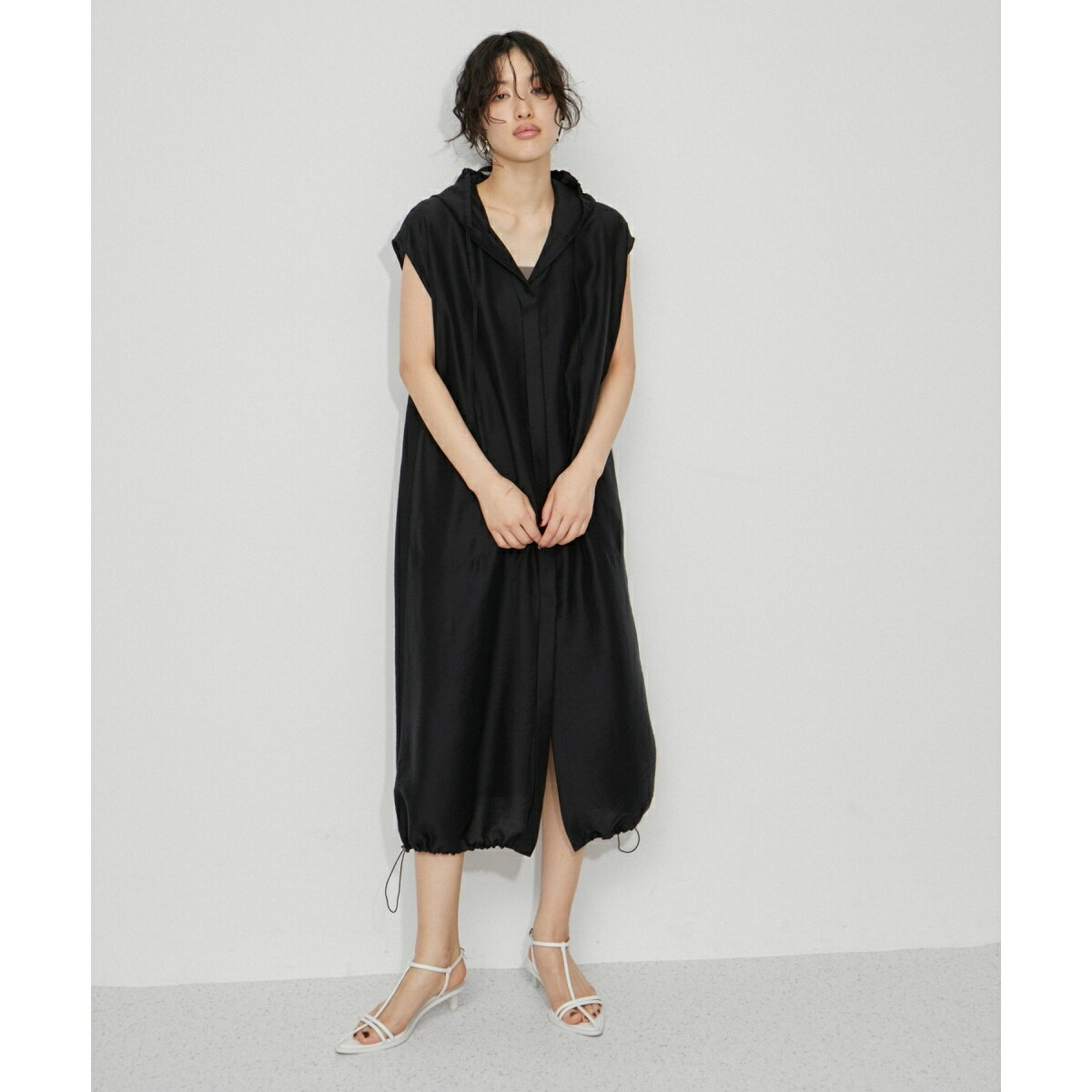 ワンピース レディース 上品 体型カバー おしゃれ 春秋 夏 花柄 シフォンスカート 丈