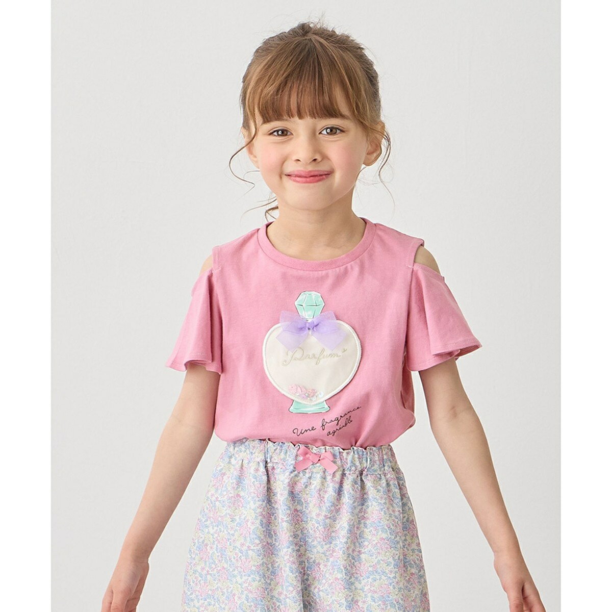 接触冷感 しろくま オフショルダー Tシャツ／エニィファム（any FAM）のサムネイル