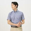 【Layered Cool】 形態安定 ボタンダウンカラー 半袖 ワイシャツ/ブリックハウス(BRICKHOUSE)