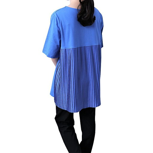 【MB】【L〜5L】コットン 天竺 バックプリーツ カットソー/エムビー ミントブリーズ (MB mint breeze) 【MB】【L〜5L】コットン 天竺 バックプリーツ カットソー/エムビー ミントブリーズ (MB mint breeze)
