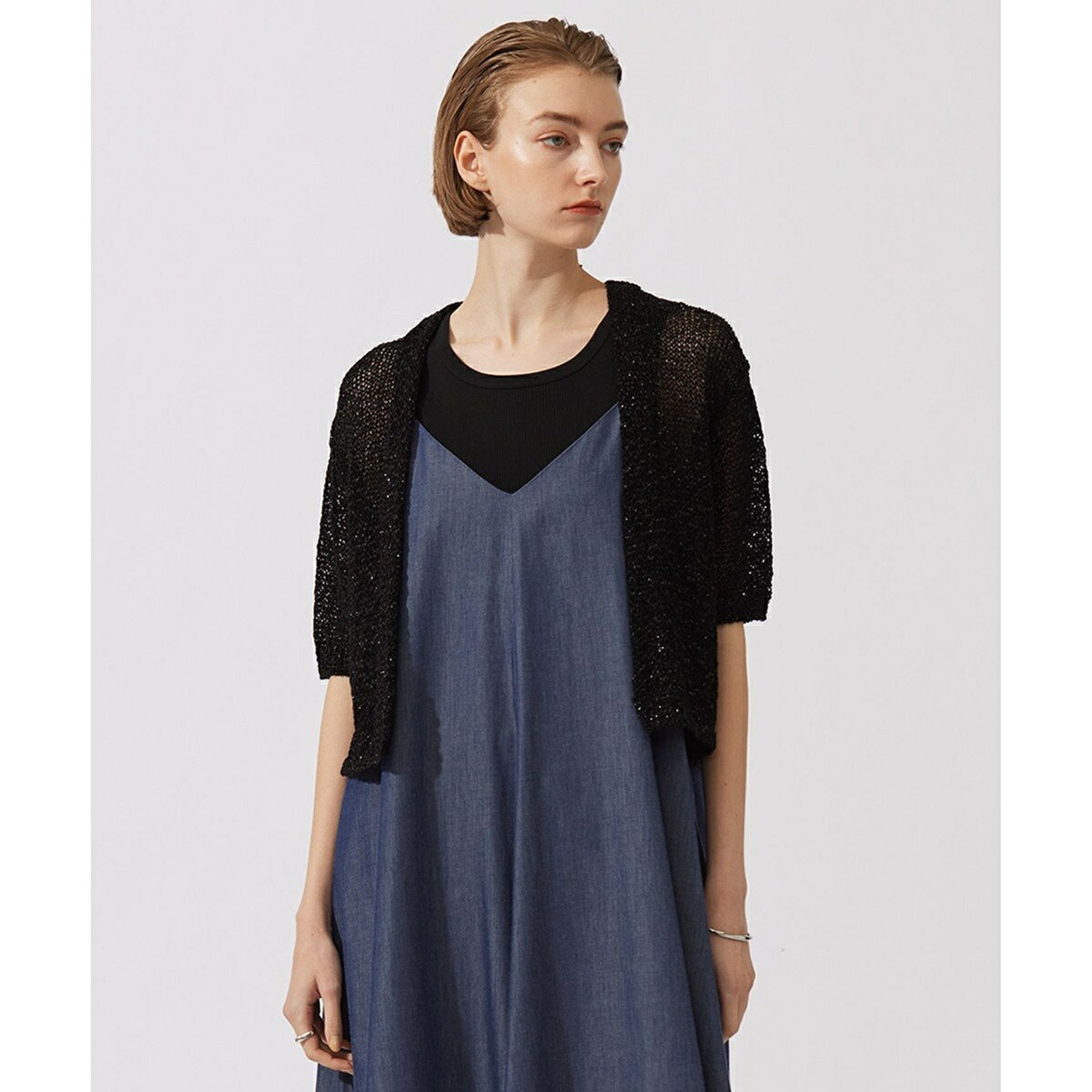 ルレックスペーパーテープ カーディガン／ICB（ICB）