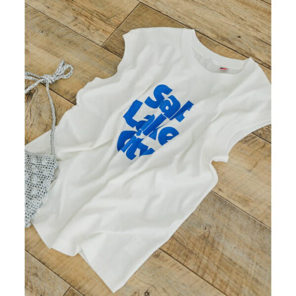 『UVカット』ロゴフレンチTシャツ／アイテムズ アーバンリサーチ（ITEMS URBAN RESEARCH）のサムネイル