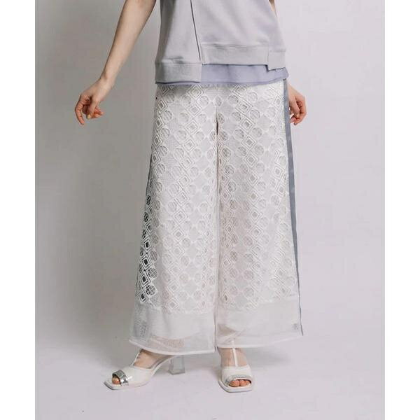 AULA AILA／アウラアイラ／LACE LINE PANTS／ロイヤルフラッシュ（ROYAL FLASH）