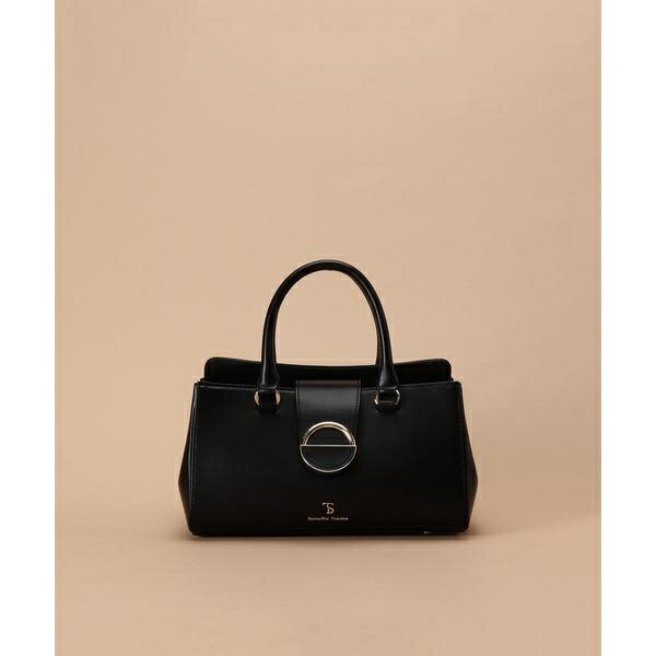 ベルトモチーフ レザーハンドバッ