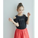 【KIDS】肩あきハーフスリーブTシャツ/冷感・WEB限定サイズ:110cm/ロペピクニックキッズ(ROPE' PICNIC KIDS)