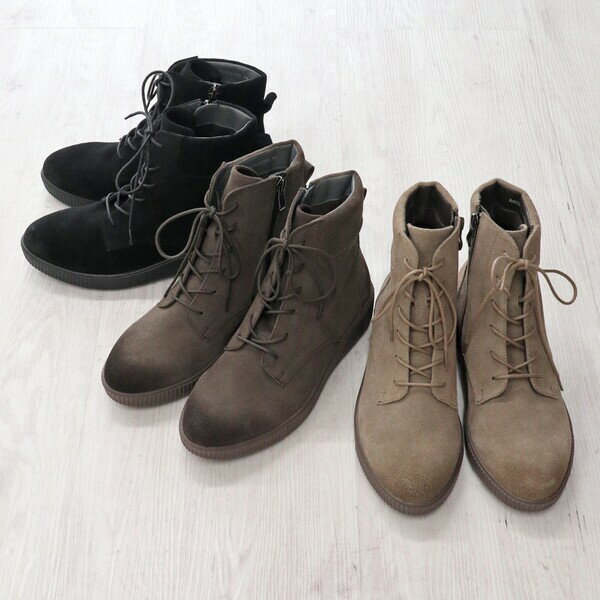 厚底レースアップブーツ/21504／モードカオリ（MODE KAORI）