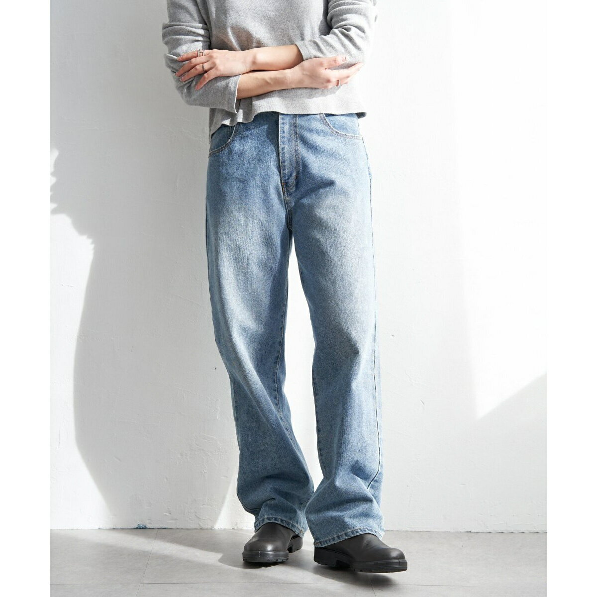 12ozデニムローライズパンツ／ヴァンスエクスチェンジ（VENCE EXCHANGE）