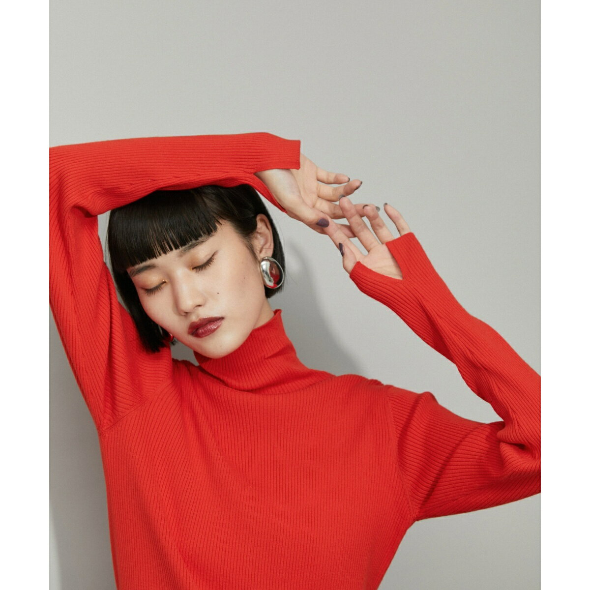 【WEB限定・サステナブル】エコベロRIBタートル／アダムエロペ（ADAM ET ROPE'）のサムネイル