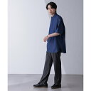WEB限定/ライトデニムリラックスシャツ 半袖/ナノユニバース(NANO universe)
