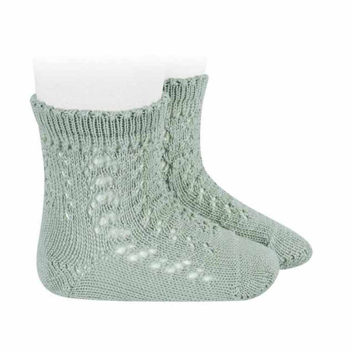 condor 靴下 子供用 12ヶ月〜18ヶ月 サイドオープンワーク ショートソックス 卒業式/コンドル(condor)