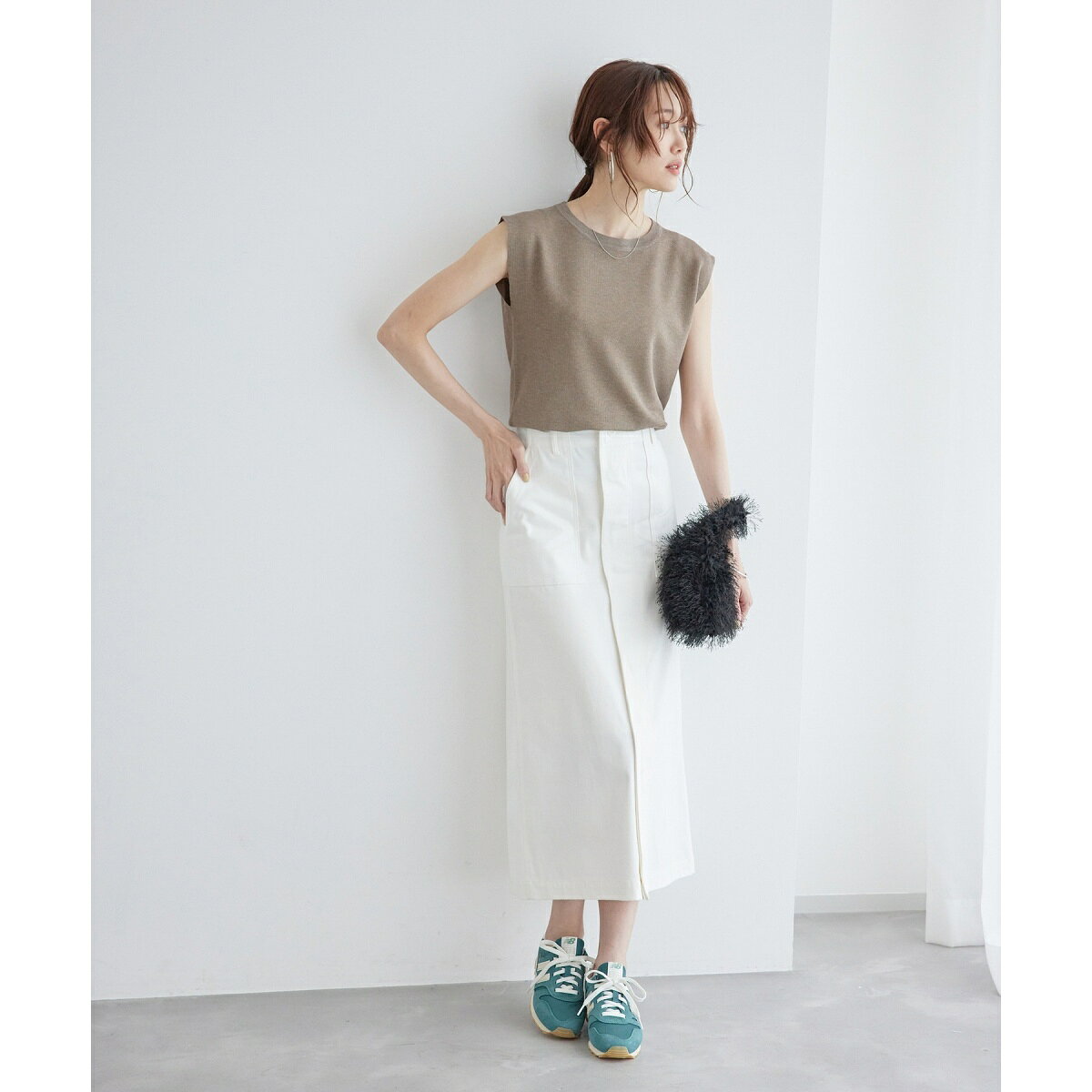 ミリタリーベイカースカート/防汚加工／ロペピクニック（ROPE' PICNIC） 0101marui-12656643 丸井(マルイ)楽天市場店 サンプル画像3