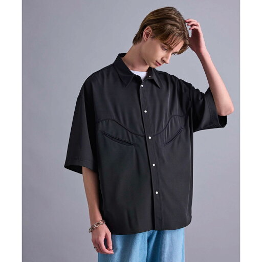 【 セットアップ対応 】ウエスタンパイピングシャツ/ジュンレッド(JUNRed)