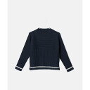【KIDS】リブ切り替えニットプルオーバー/WEB限定サイズ:110cm・リンクコーデ/ロペピクニックキッズ(ROPE' PICNIC KIDS)