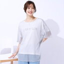 【2点セット】ラメシアーTOPS × ロゴTシャツ/キューティーブロンド(Cutie Blonde)